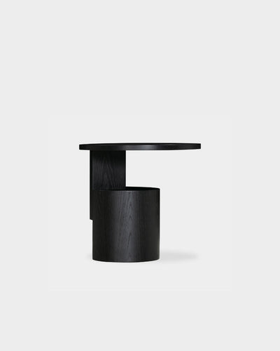 Wedge Side Table - Low - Black