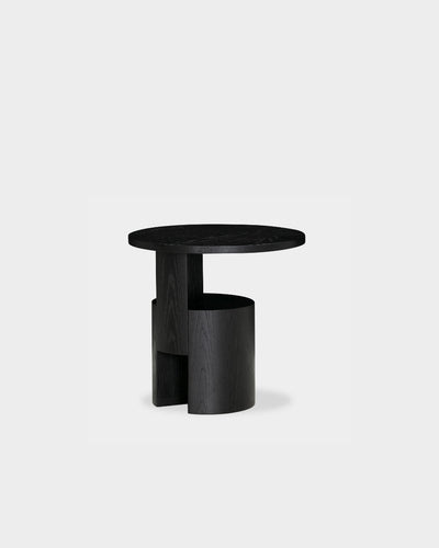 Wedge Side Table - Low - Black