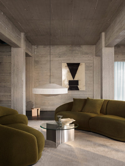 Montholon Curved 3 Seater Sofa - Dijon-Baru 0950