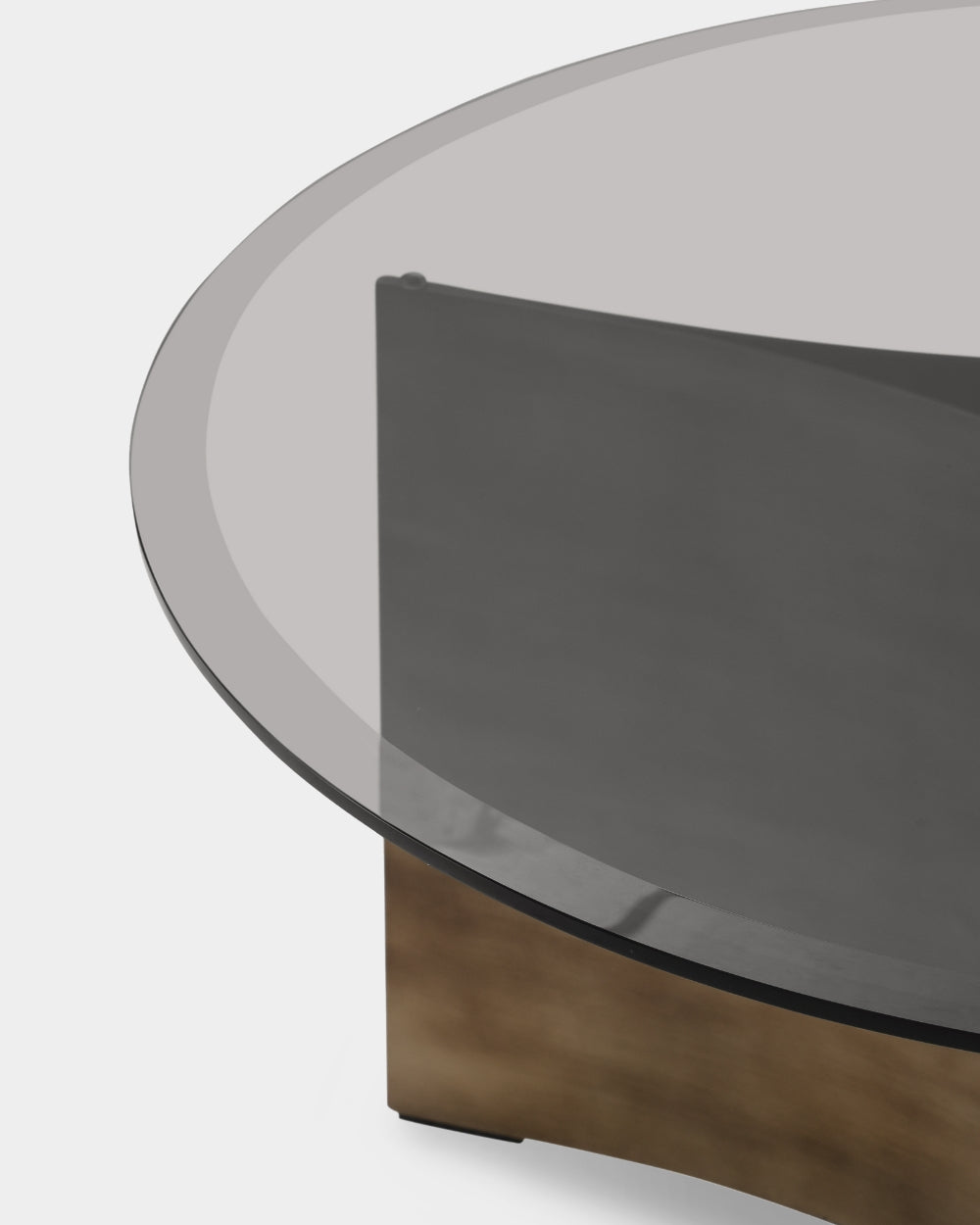 Arc Table - 750mm - Brass