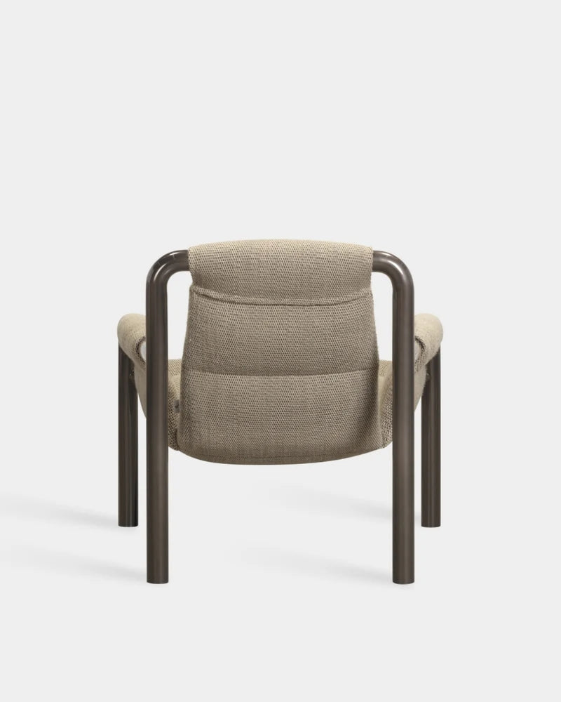 Atli Lounge Chair - Dark Grey Lacquer - Stone Beige-Turn 04