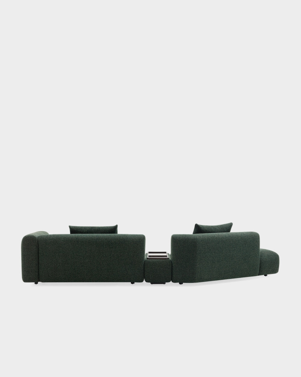 Boketto V2 Sofa - Left Facing Chaise - Forest-Spectrum 10