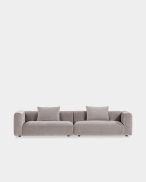 Boketto 4 Seater Sofa - Silver-Zest 04