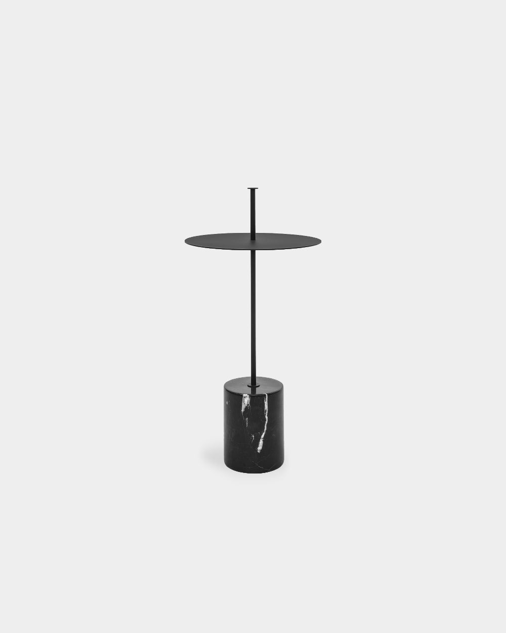 Calibre Side Table - High with Handle - Black
