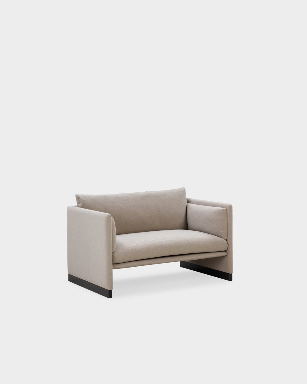 Case Low Back 1.5 Seater Sofa - Almond-Cyber 2001