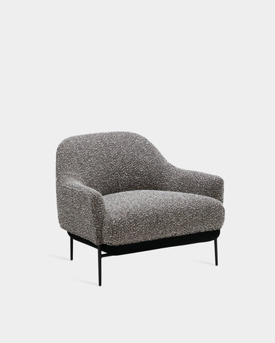Chill Low Back Lounge Chair - Grey-Silenzio 06