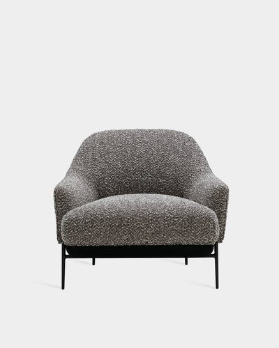 Chill Low Back Lounge Chair - Grey-Silenzio 06