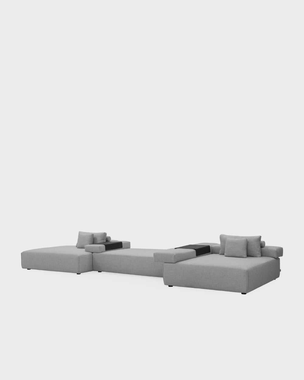 Cinder Block V3 Sofa - Light Grey-Agata 02