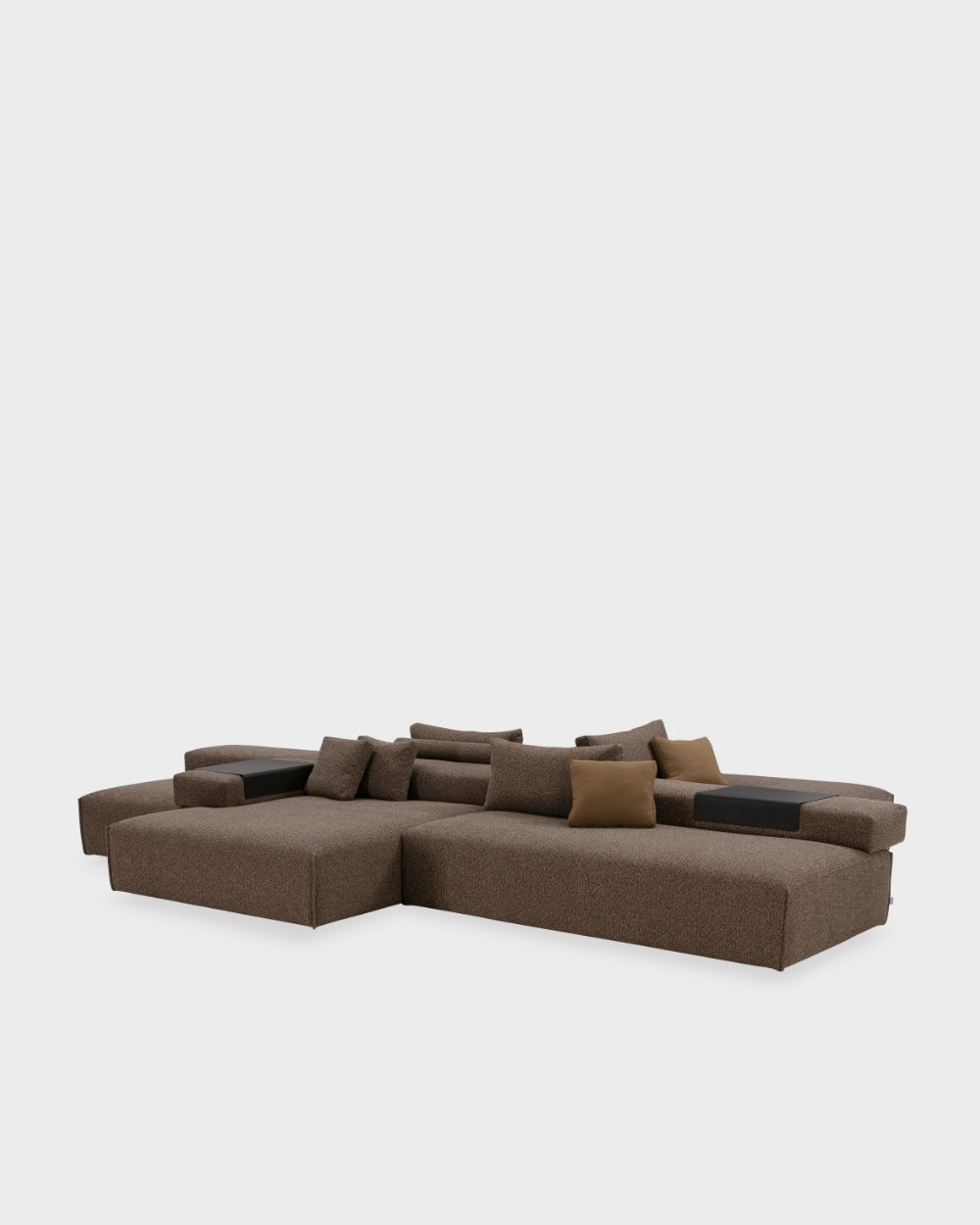 Cinder Block V1 Sofa - Dark Brown-Bosa 06