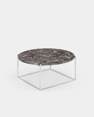 Circle Coffee Table - Pietra Grey Marble - Medium
