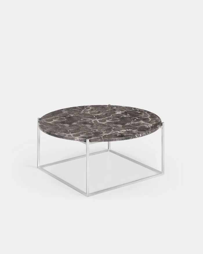 Circle Coffee Table - Pietra Grey Marble - Medium