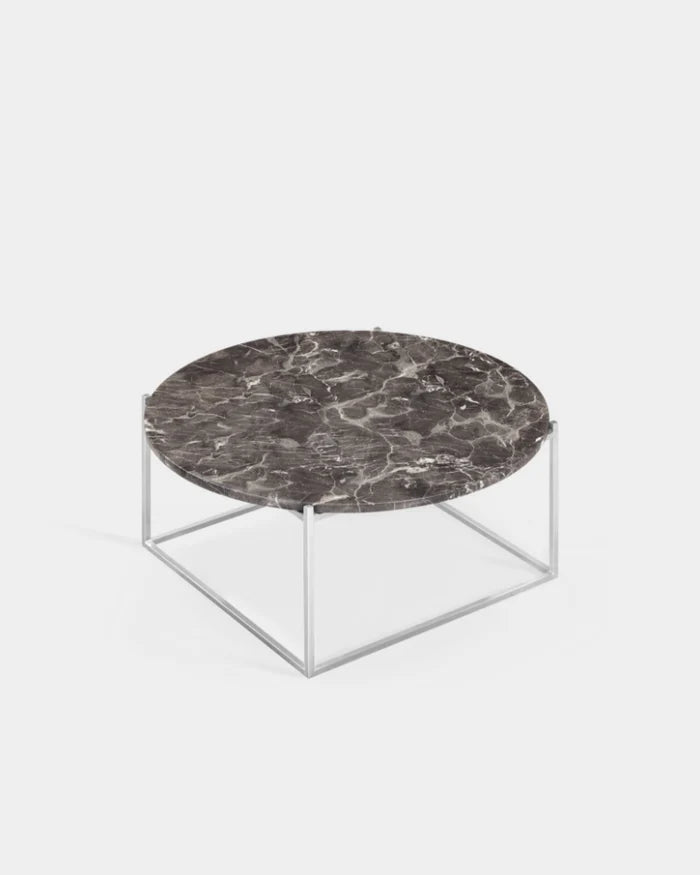 Circle Coffee Table - Pietra Grey Marble - Medium
