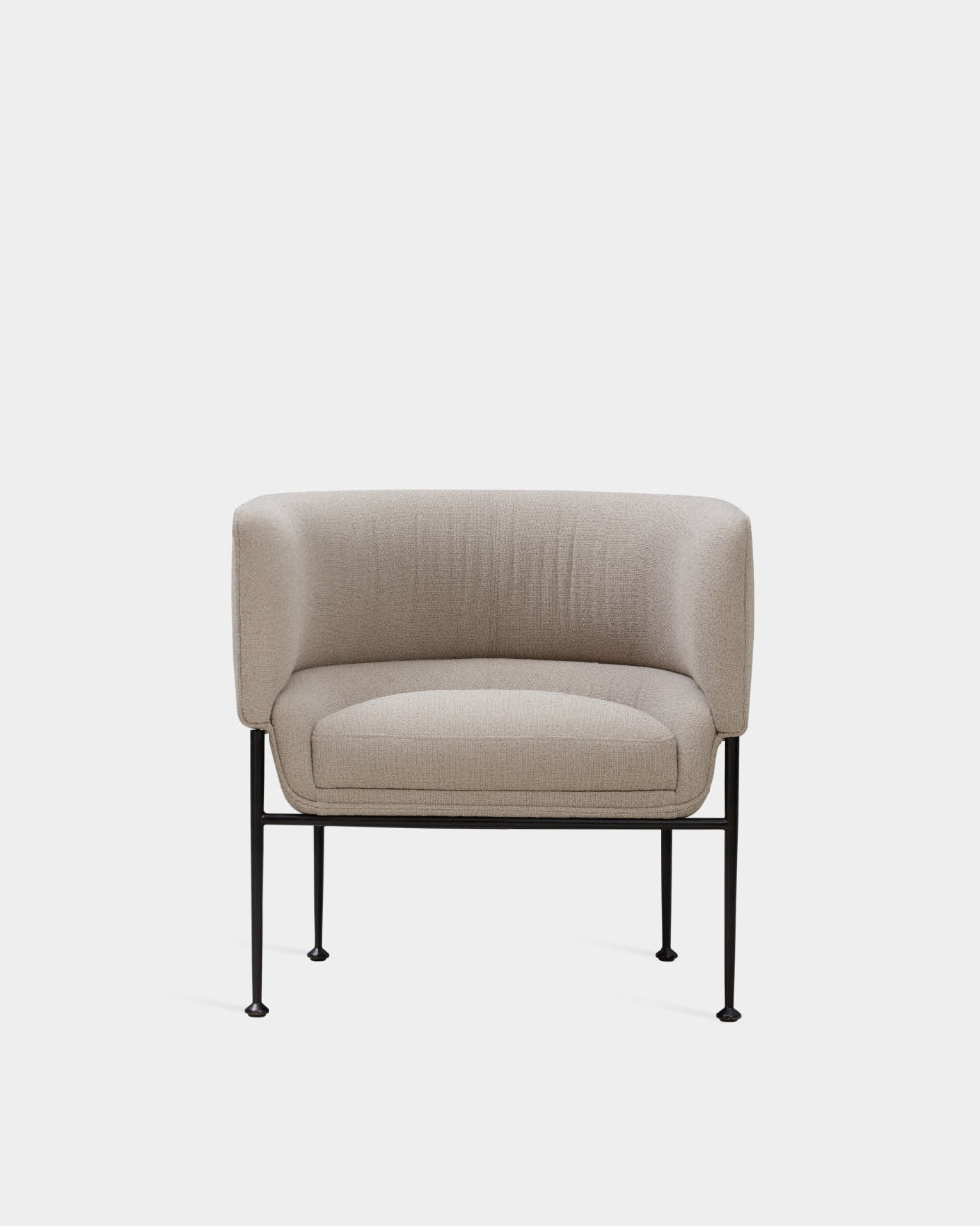 Collar Medium Lounge Chair - Light Brown-Grain 61253