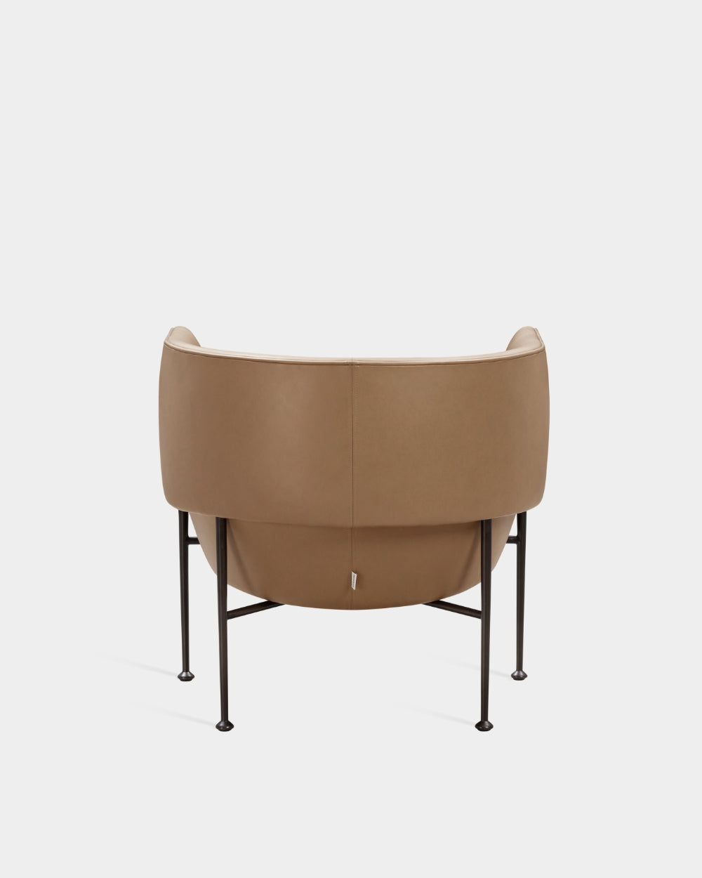 Collar Medium Lounge Chair - Macchiato Parma Leather