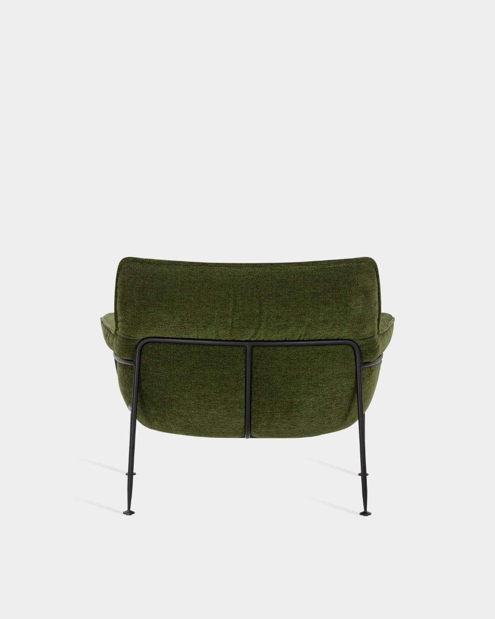 Duvet Lounge Chair - Black - Olive-Zest 06
