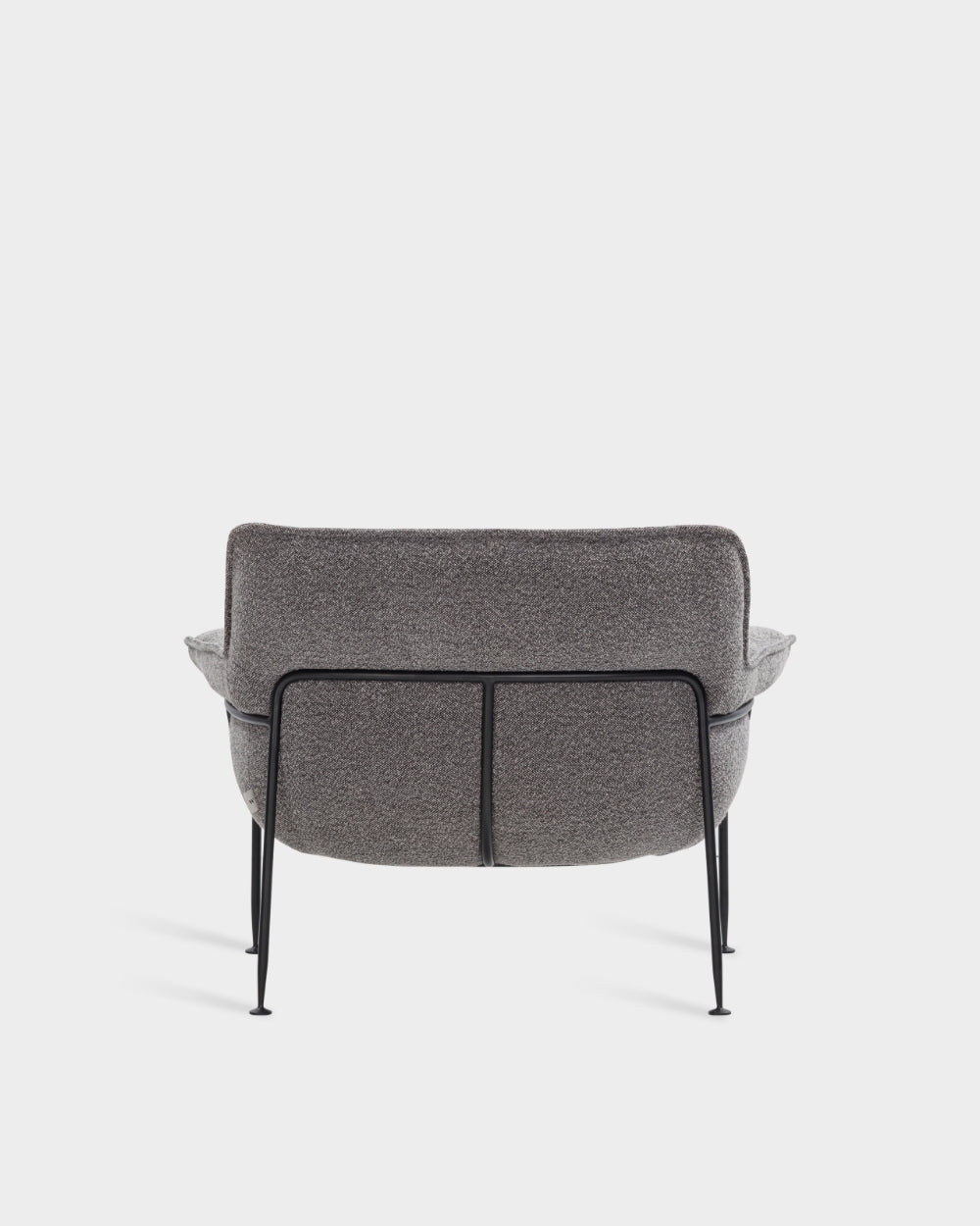 Duvet Lounge Chair - Black - Grey-Spectrum 14