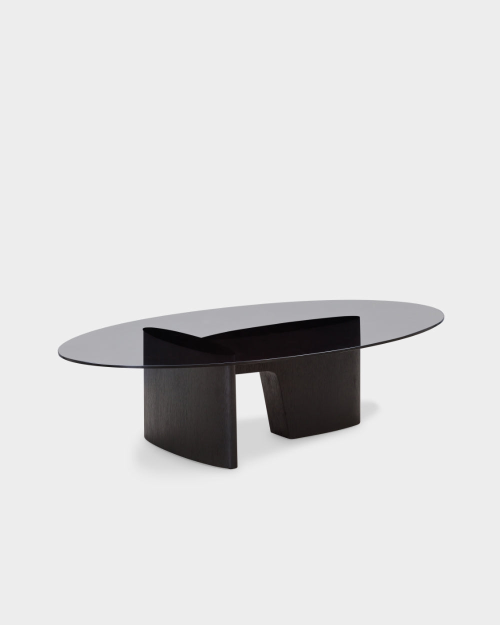 Glyph Oval Coffee Table - Black
