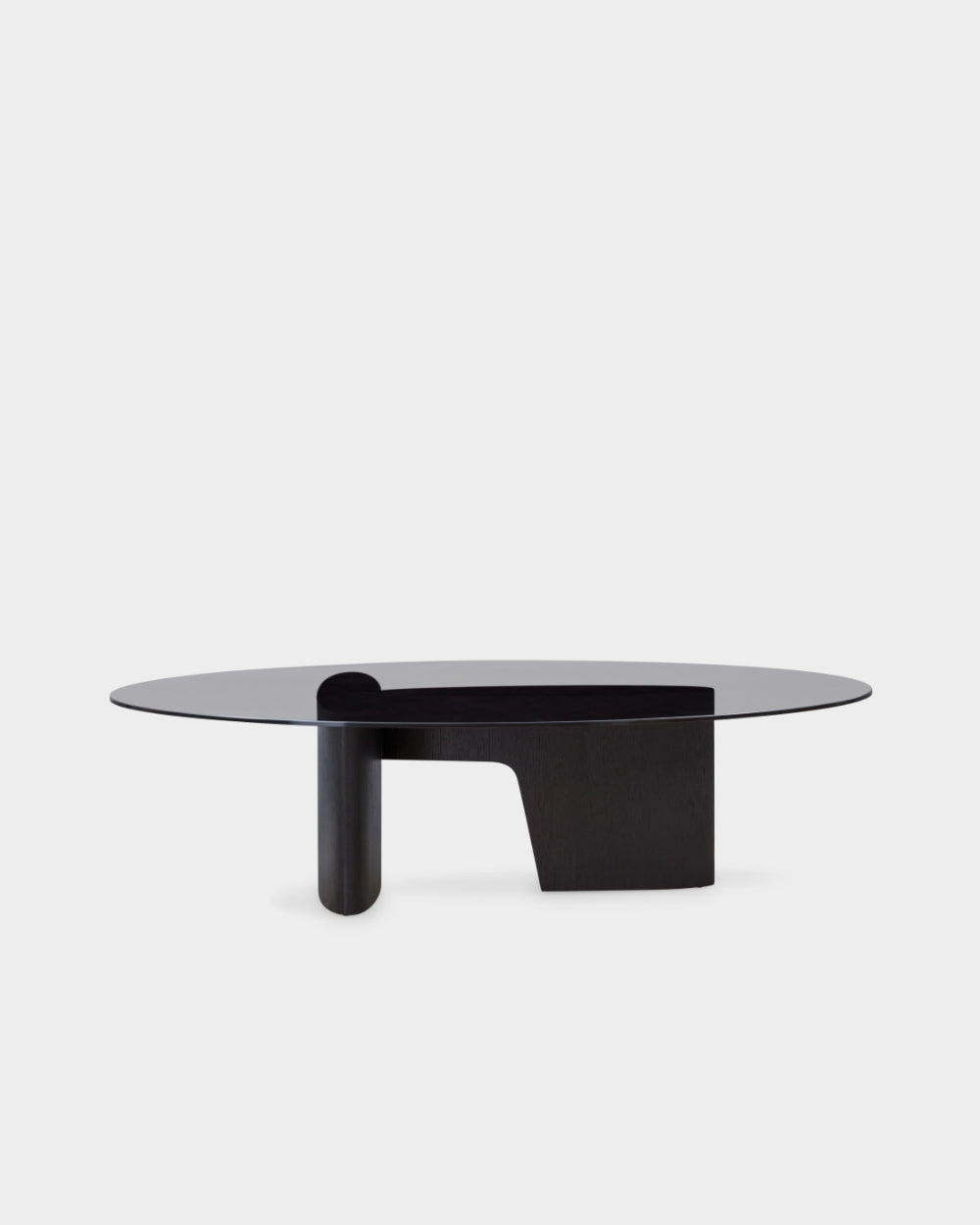 Glyph Oval Coffee Table - Black