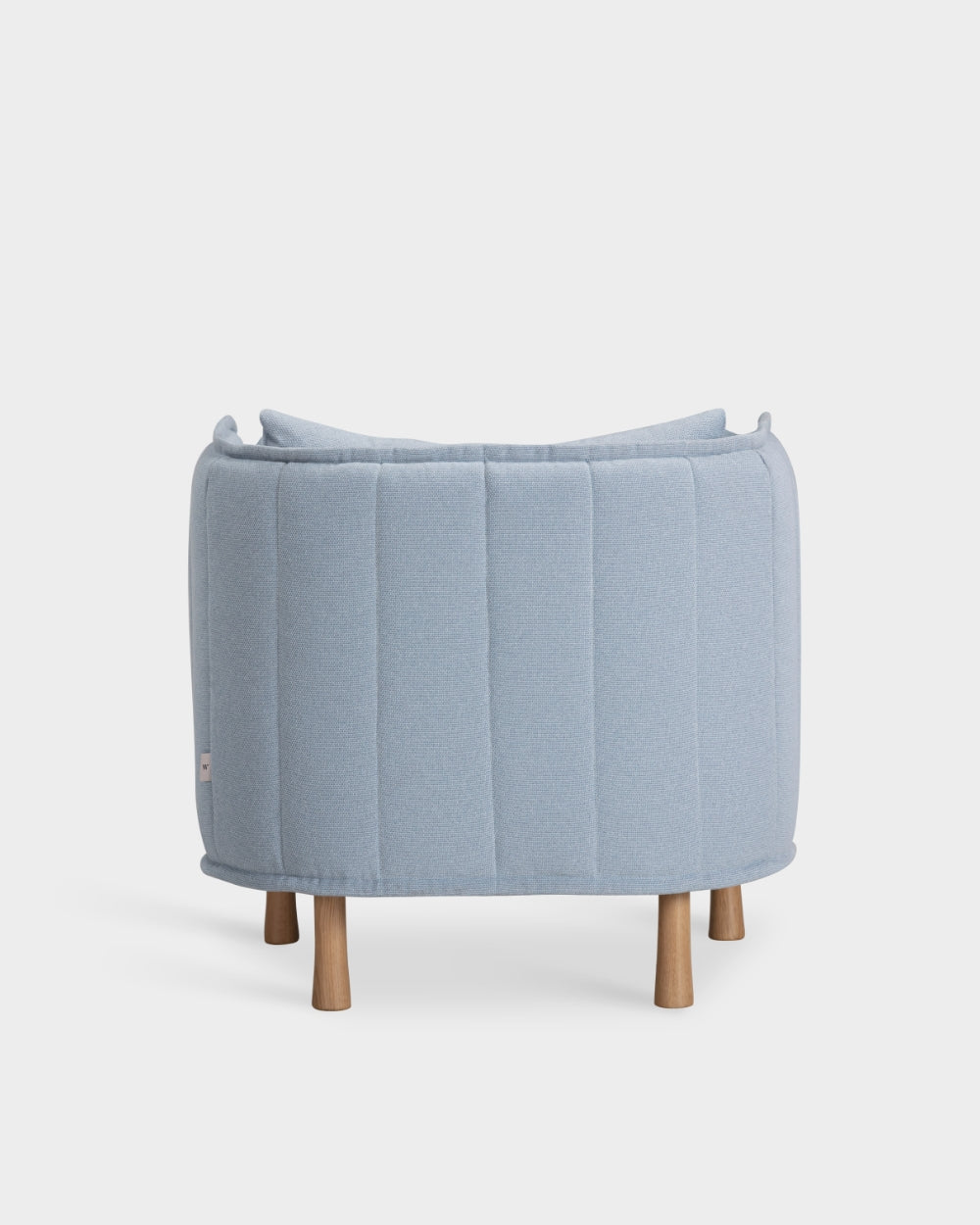 Kite Club Arm Chair - Dark Brown - Baby Blue-Cyber 2401