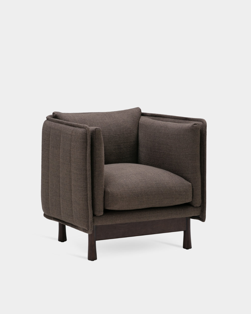 Kite Club Arm Chair - Dark Brown - Brown-Tivoli 04