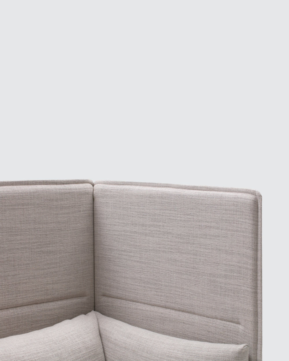 Kite High Back 1.5 Seater Sofa - Grey-Tivoli 02