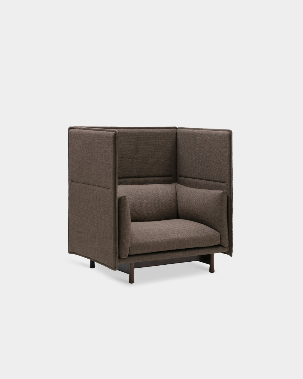 Kite High Back 1.5 Seater Sofa - Brown-Tivoli 04