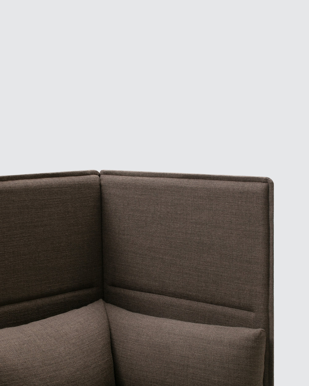 Kite High Back 2 Seater Sofa - Brown-Tivoli 04