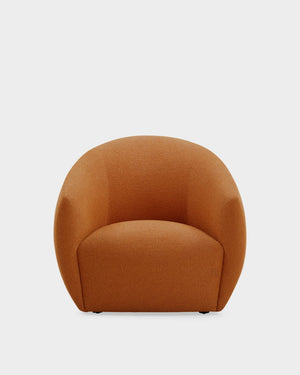 Lobby Lounge Chair - Orange-Glow 06