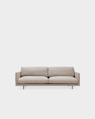 Maho 2.5 Seater Sofa - Light Brown Boucle-Cuddle 04