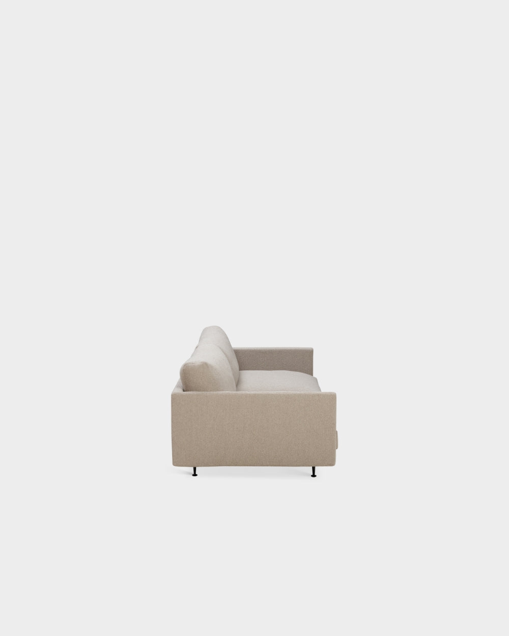 Maho 2.5 Seater Sofa - Light Brown Boucle-Cuddle 04