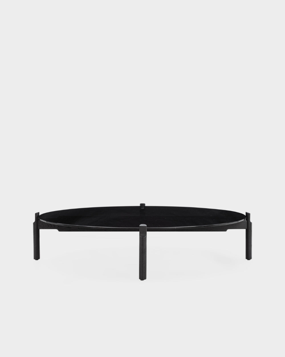 Notch Round Coffee Table - Extra Large - Black