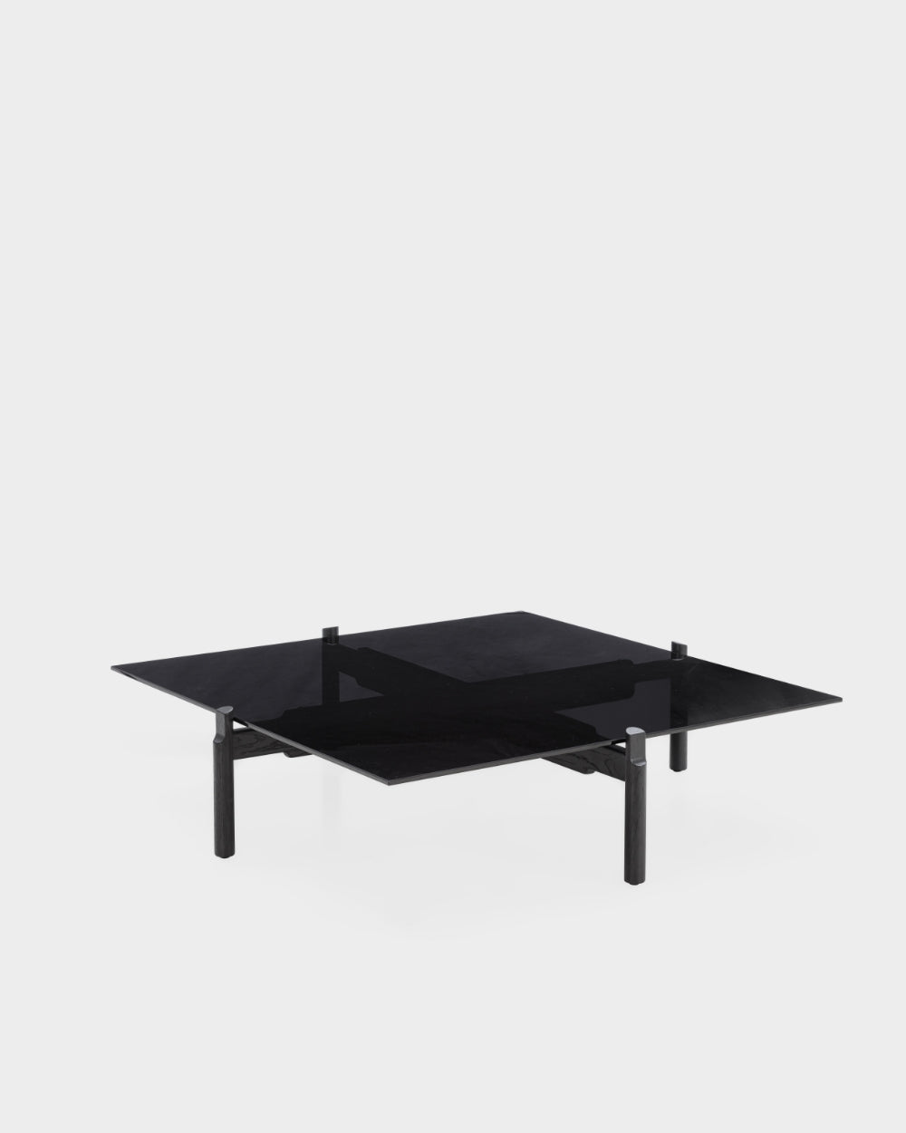 Notch Square Coffee Table - Large - Black