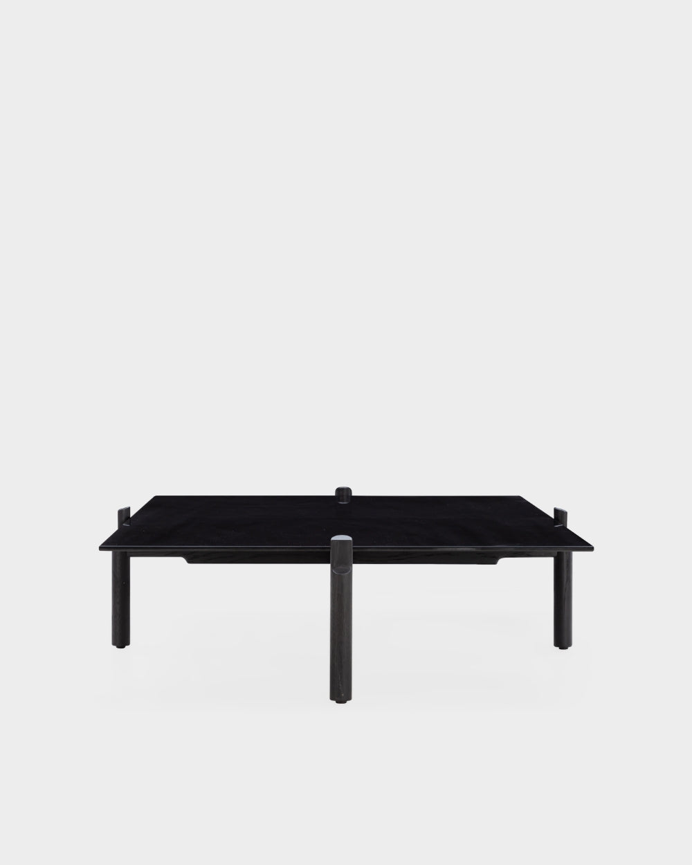 Notch Square Coffee Table - Large - Black