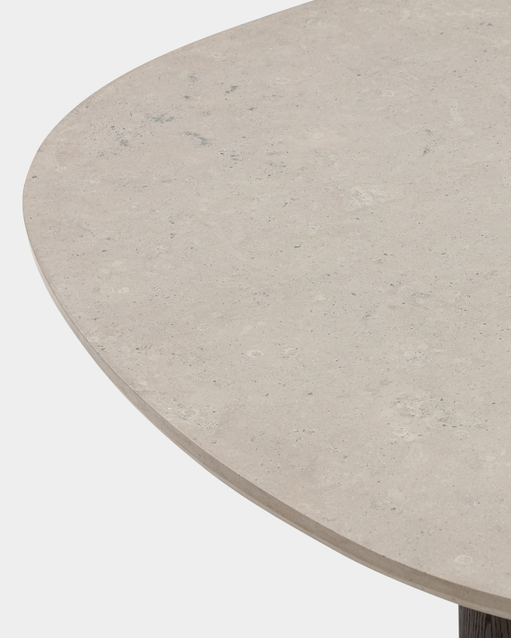 Ovata Dining Table - Brown - Jura Grey Limestone