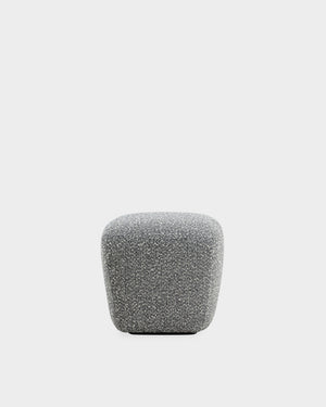Panorama Compact Pouf - Tweed Grey-Silenzio 08