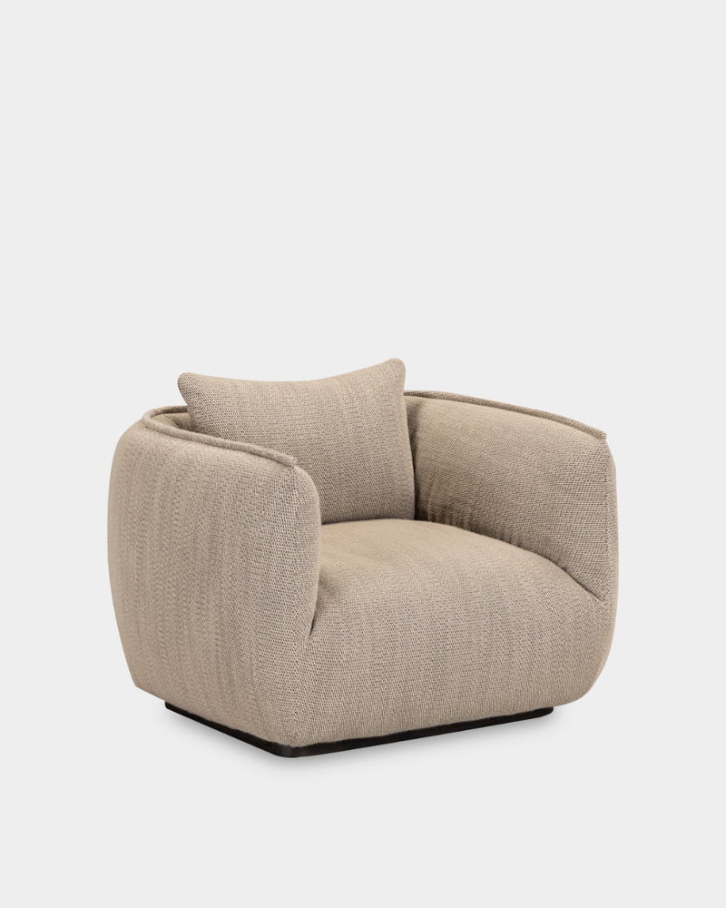 Ridge Lounge Chair - Stone Beige-Turn 04