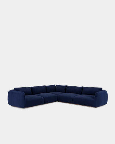 Ridge Large Corner Sofa - Ink-Baru 0780
