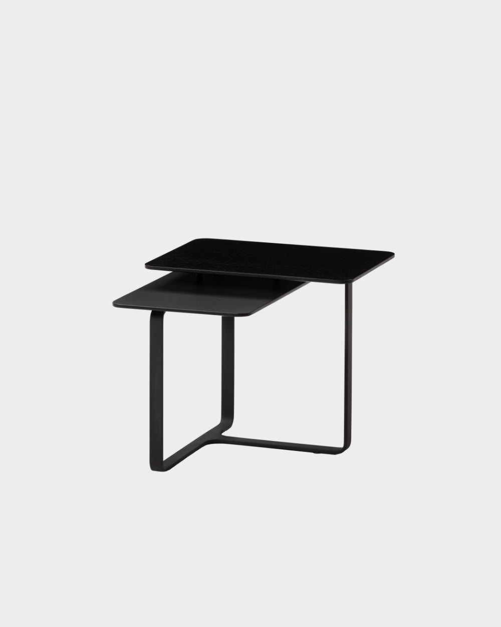 Root Double Top Side Table - Black