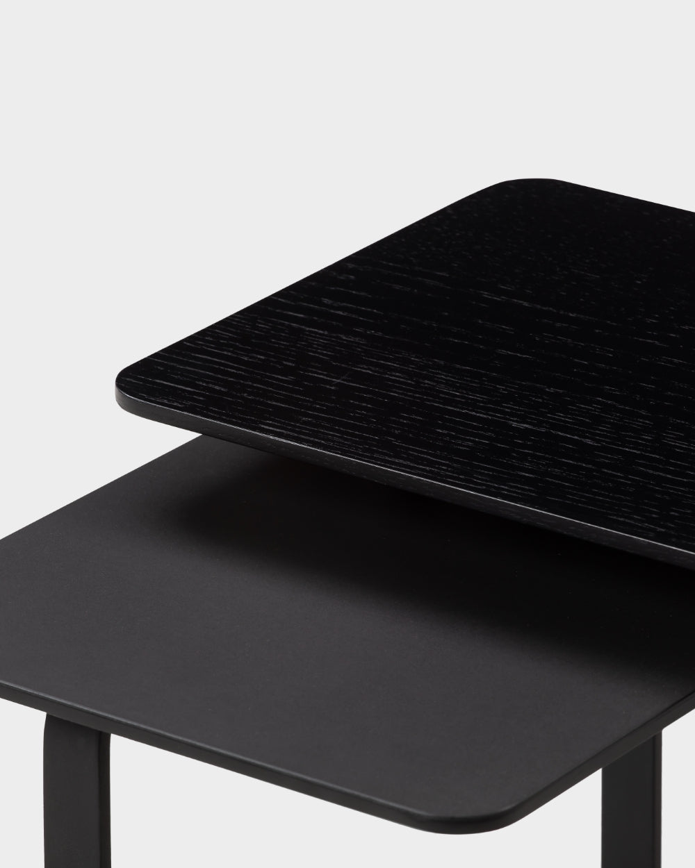 Root Double Top Side Table - Black