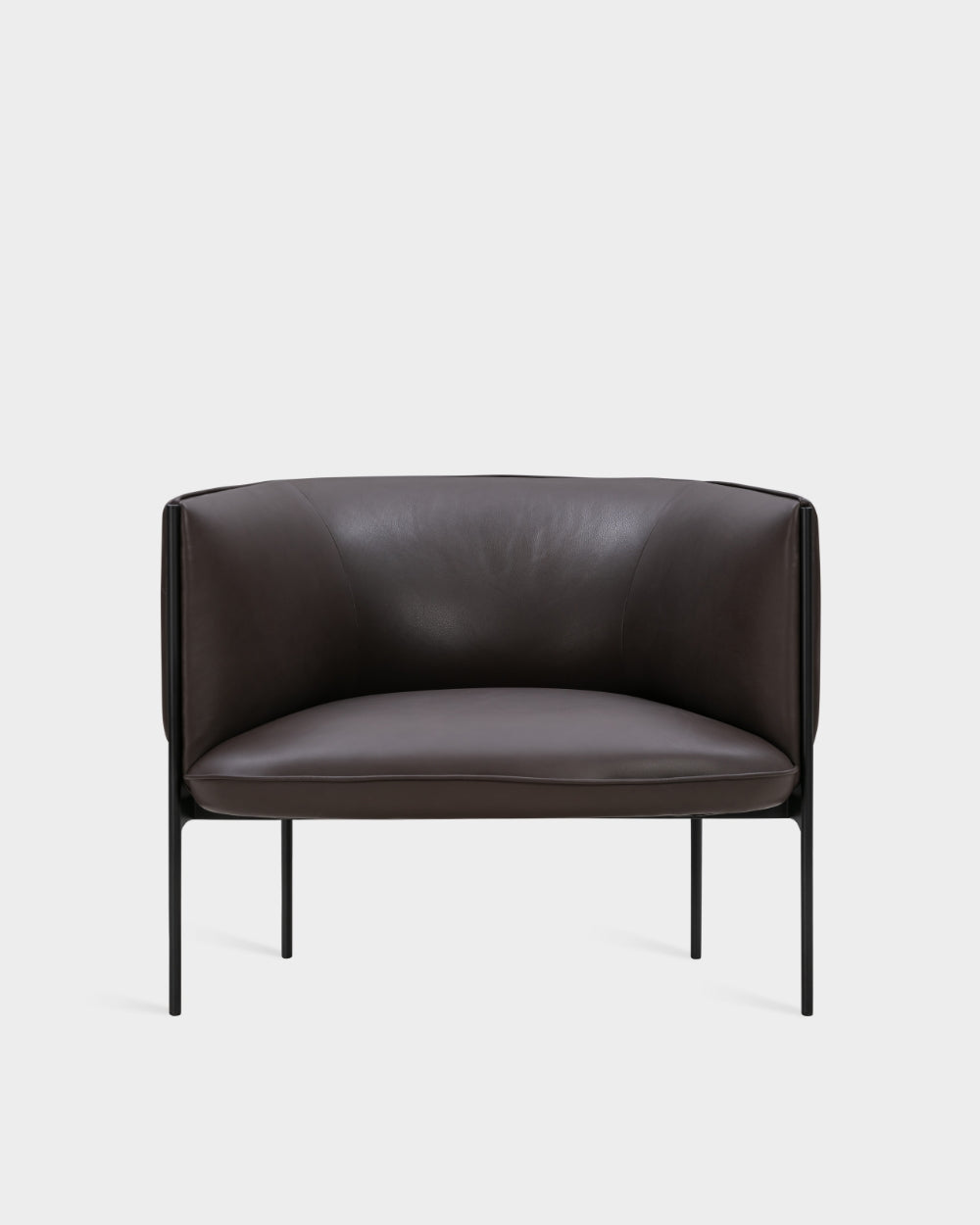 Sepal Lounge Chair - Mocca Parma Leather
