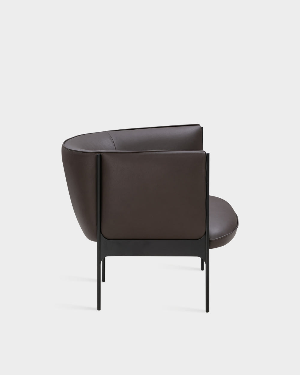 Sepal Lounge Chair - Mocca Parma Leather