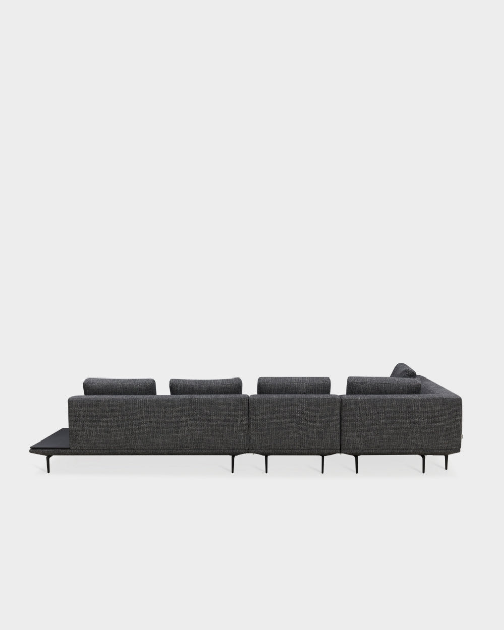Surface V4 L Shape Sofa - Dark Grey-Alma 08